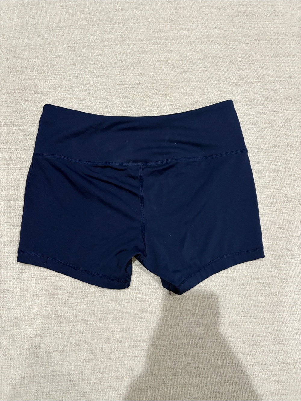 adidas Navy Women's Volleyball Spandex Shorts with Austin Junior Volleyball Logo - Picture 5 of 5